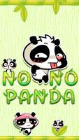 Kika Pro Nono Panda Sticker पोस्टर