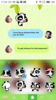 Kika Pro Nono Panda Sticker اسکرین شاٹ 2