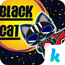 Kika Black Cat Sticker Gif APK