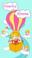 Kika Pro Cheerful Emma Sticker پوسٹر