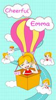 Kika Pro Cheerful Emma Sticker постер