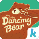 Kika Dancing Bear Sticker Gif aplikacja