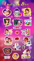 Emilly Love Sticker Keyboard captura de pantalla 1