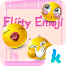 APK Kika Flirty Emoji Sticker Gif