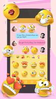 Kika Flirty Emoji Sticker Gif تصوير الشاشة 1