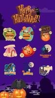 Halloween Sticker KikaKeyboard imagem de tela 1