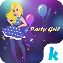 Kika Pro Party Girl Sticker aplikacja