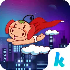 Kika Strawberry Pig Sticker