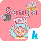 Kika Keyboard Sonya Sticker icono