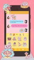 Kika Keyboard Sonya Sticker 截图 2