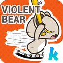 Kika Pro Violent Bear Sticker aplikacja