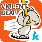 Kika Pro Violent Bear Sticker Zeichen