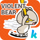 Kika Pro Violent Bear Sticker icono