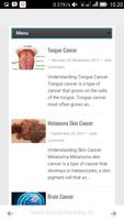 Cancer Informations capture d'écran 1