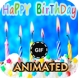 Happy Birthday GIF آئیکن