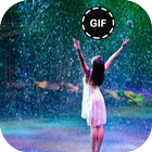 Rain Gif icône