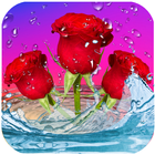 Red Rose Live Wallpaper simgesi