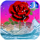 3D Rose Live Wallpaper icône