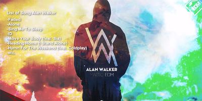 Alan Walker - Faded Lyrics Plakat