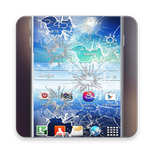 Broken Screen Prank On Touch icon