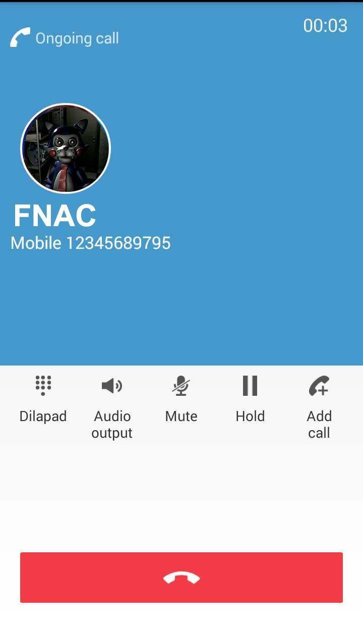 Fake Call From Five Nights For Android Apk Download - poster fnac roblox