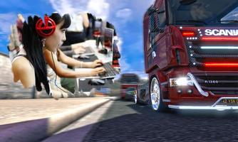 Frame Truck Euro Photo Editor постер