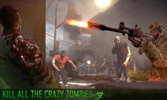 Zombie Hunter Shooting The Zombie Apocalypse 3D Plakat