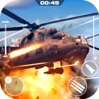 Gunship War Helicopter Shooting 3D Zeichen
