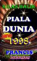 Panduan Piala Dunia Tahun 1998" Plakat