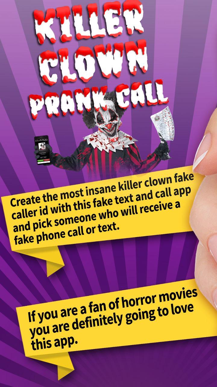 Killer Clown Prank Call Sms For Android Apk Download - roblox killer clown ids
