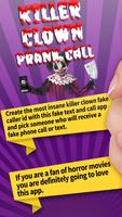 Killer Clown Prank Call & SMS Affiche