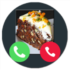 Fake call cake icon