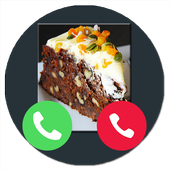 Fake call cake icon