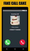 Fake call cake screenshot 2