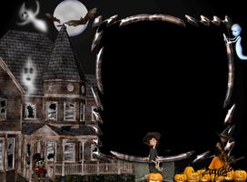 Cadres fantasmagoriques d'halloween capture d'écran 2