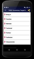 TOEIC Target 800 - Vocabulary for Toeic screenshot 1