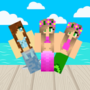 Cute Mermaid Skin For Minecraft PE - Girls Skin APK