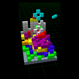 Falling 3D Blocks icono