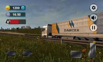 Real Truck Drving Transport Cargo Simulator 3D poster