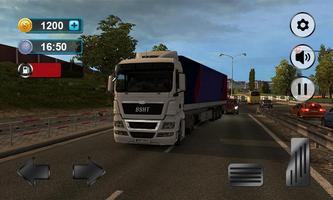 Real Truck Drving Transport Cargo Simulator 3D captura de pantalla 2