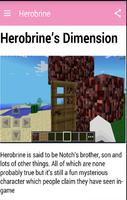 Herobrine Dimension Mod  mcpe+ capture d'écran 2