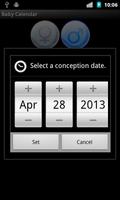 Baby Calendar تصوير الشاشة 2