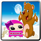 Masha and The Cute Bear icône