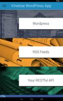 Kinetise WordPress App постер