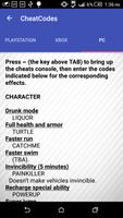 Cheat Codes for GTA5 capture d'écran 3