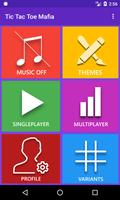 Tic Tac Toe Mafia - Online Multiplayer, 2 player 포스터