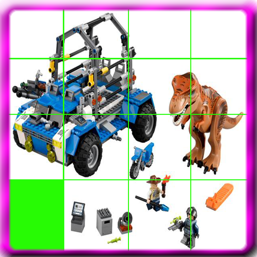 Sliding Puzzle Lego Jurassic