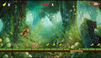 king banana Adventurer runner پوسٹر