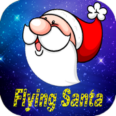 Flying Santa icon
