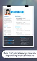 Create Professional Resume & CV capture d'écran 1